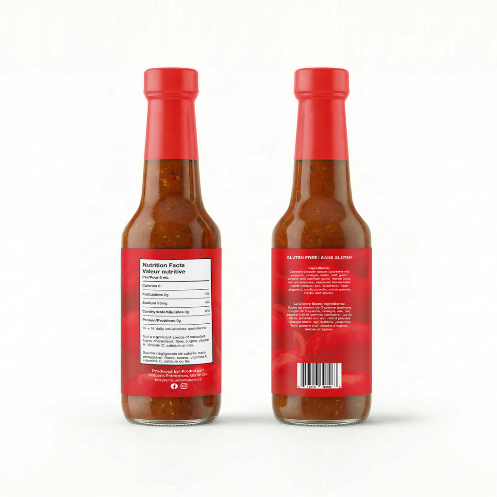 Terry's Cherry Bomb Unique Hot Sauce (150ml)