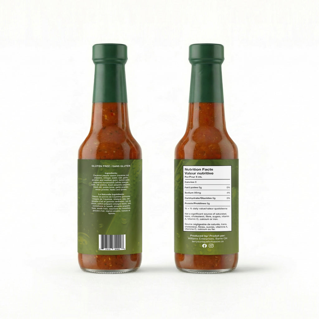 Terry's Dill-icious Unique Hot Sauce (150ml)