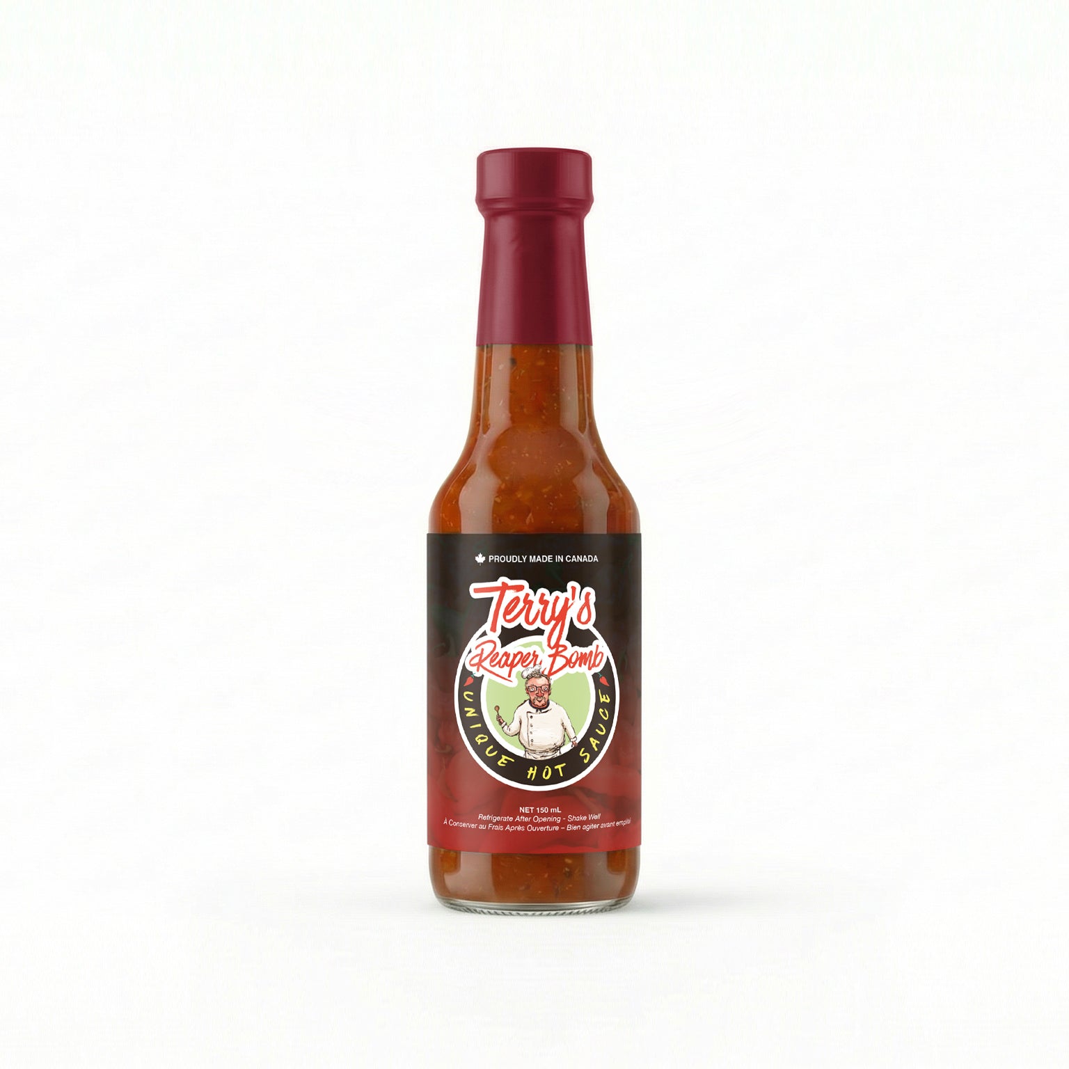 Terry's Reaper Bomb Unique Hot Sauce (150ml)