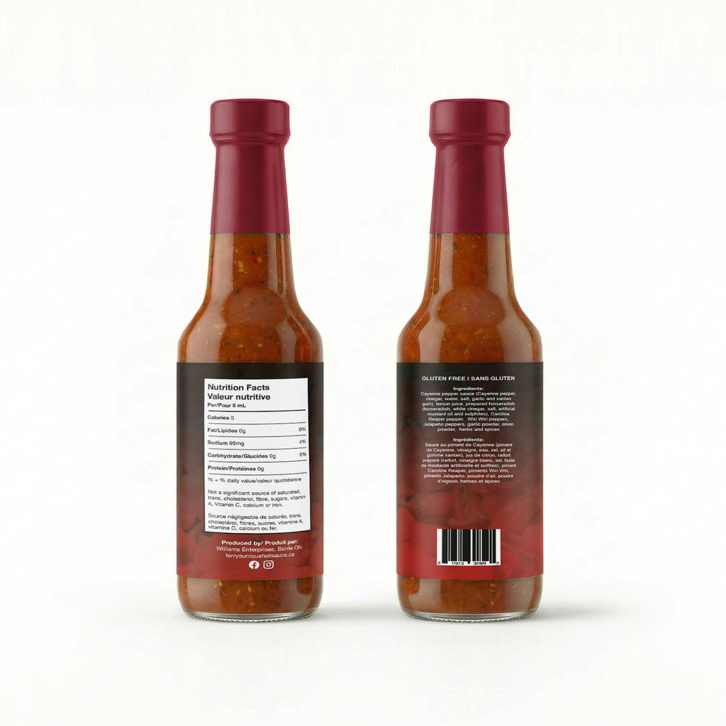 Terry's Reaper Bomb Unique Hot Sauce (150ml)