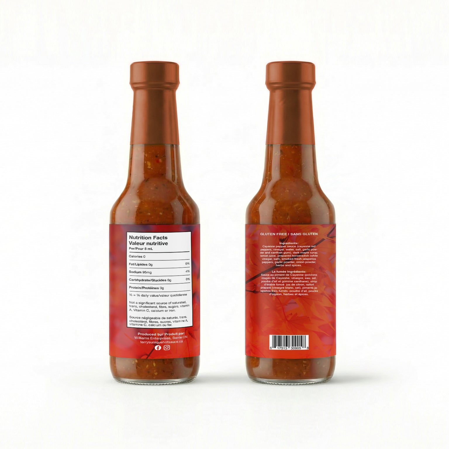 Terry's Smokin Maple Unique Hot Sauce (150ml)