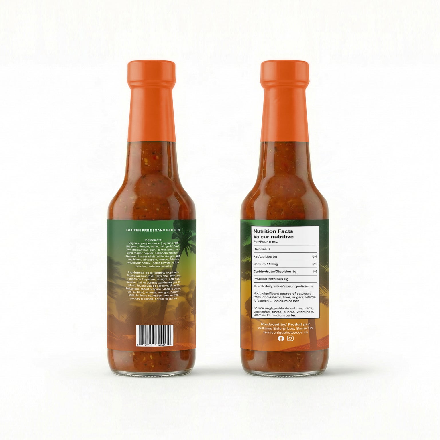 Karen's Tropical Storm Unique Hot Sauce (150ml)