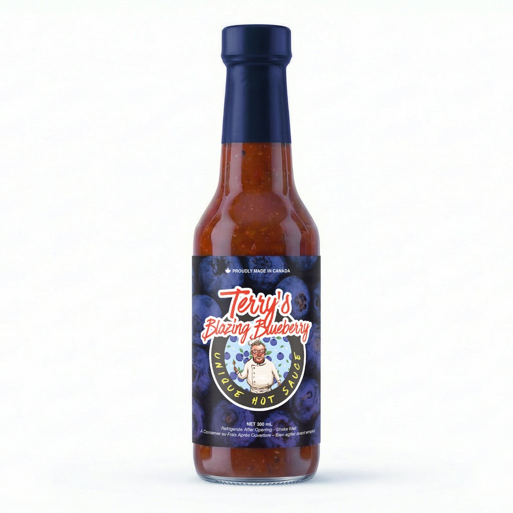 Terry's Blazing Blueberry Unique Hot Sauce (300ml)