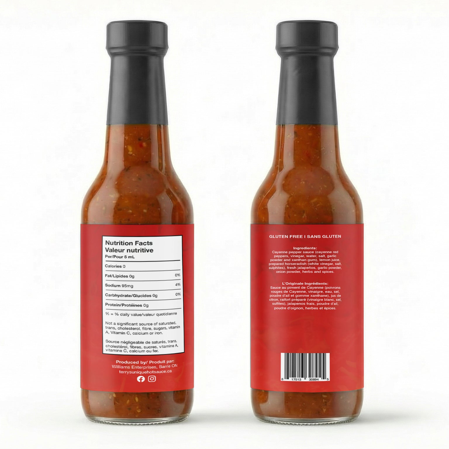 Terry's Original Unique Hot Sauce (300ml)