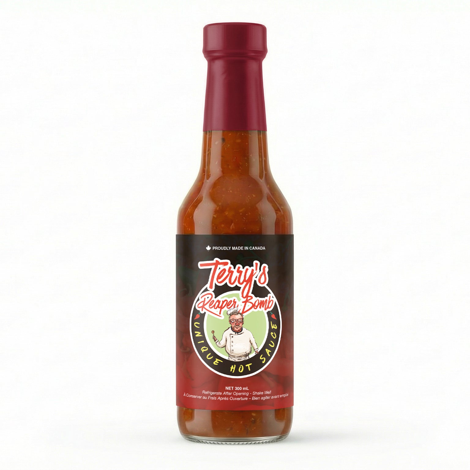 Terry's Reaper Bomb Unique Hot Sauce (300ml)
