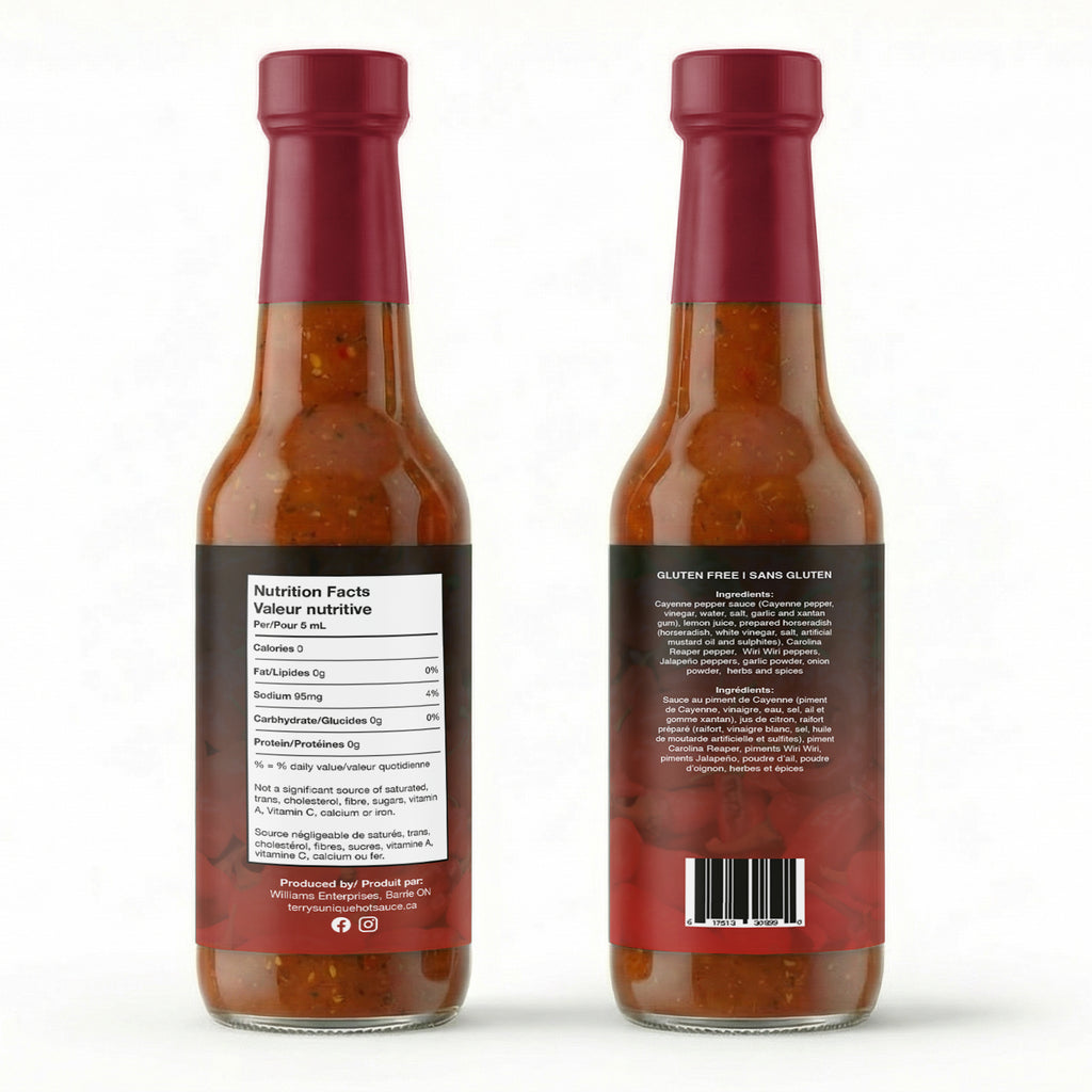 Terry's Reaper Bomb Unique Hot Sauce (300ml)