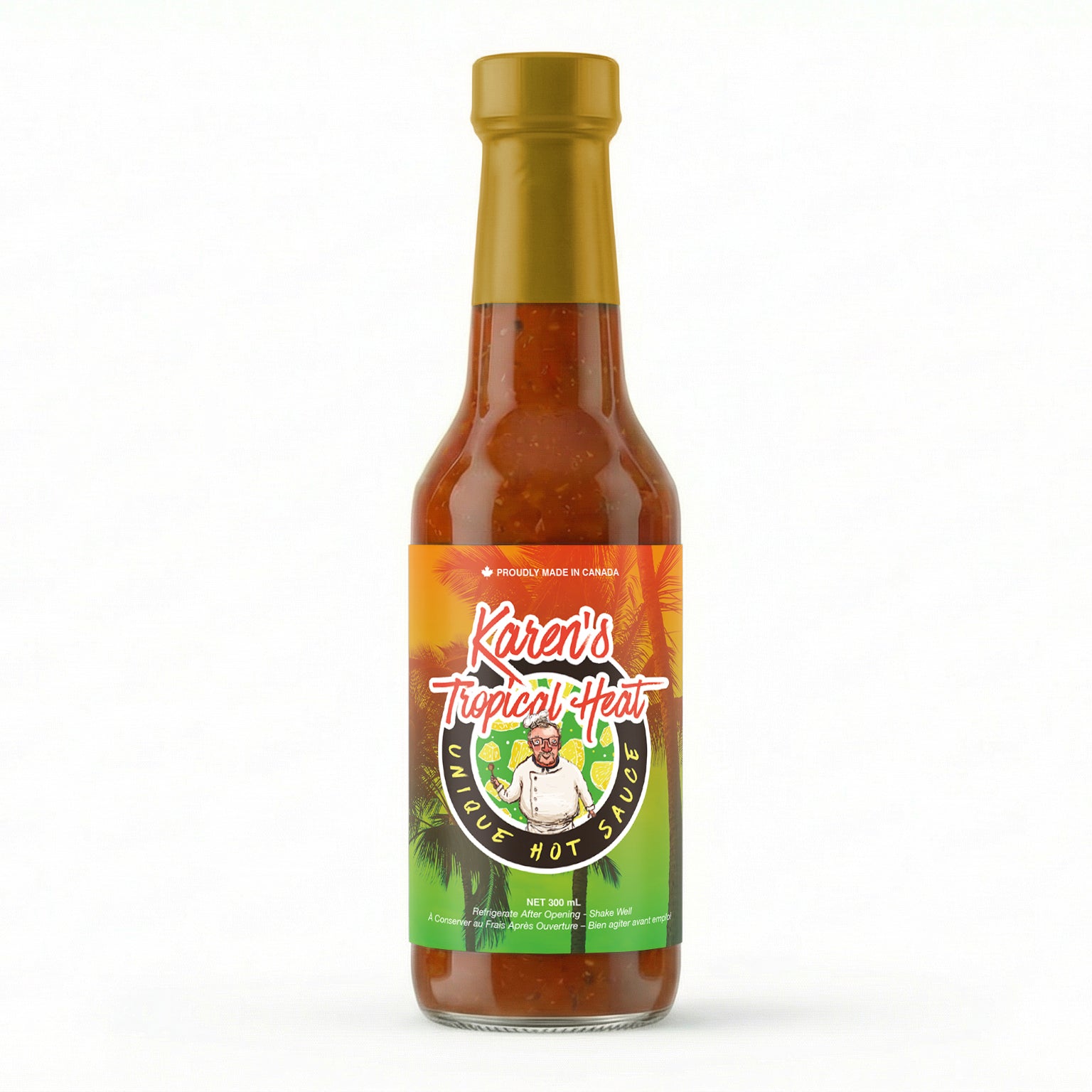 Karen's Tropical Heat Unique Hot Sauce (300ml)