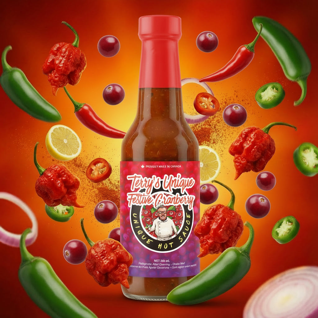 Terry's Festive Cranberry Unique Hot Sauce (300ml)