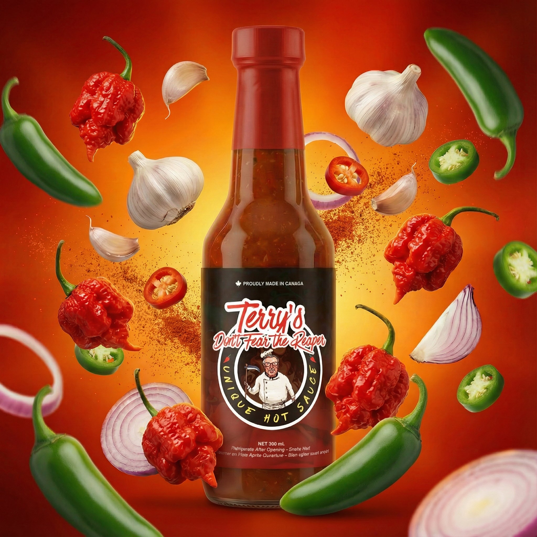 Terry's Don't Fear The Reaper Unique Hot Sauce (300ml)