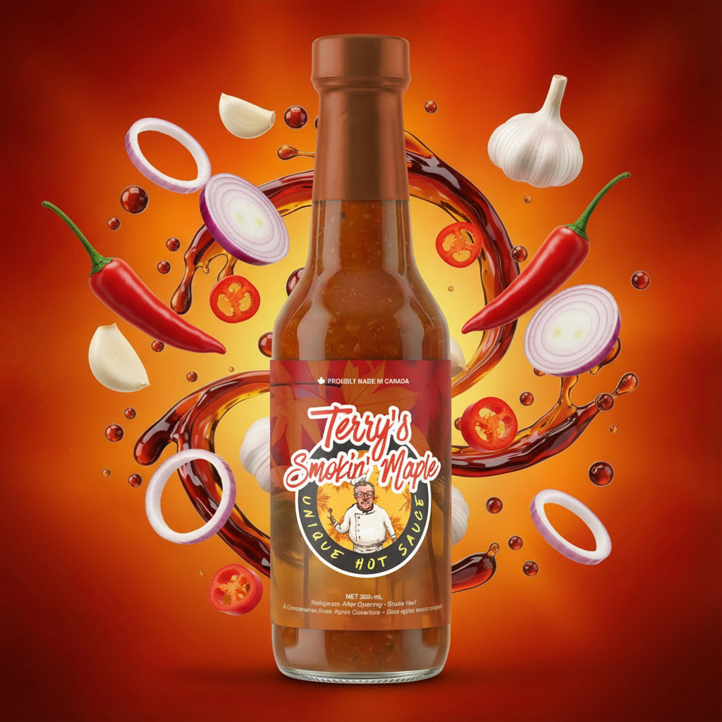 Terry's Smokin Maple Unique Hot Sauce (300ml)